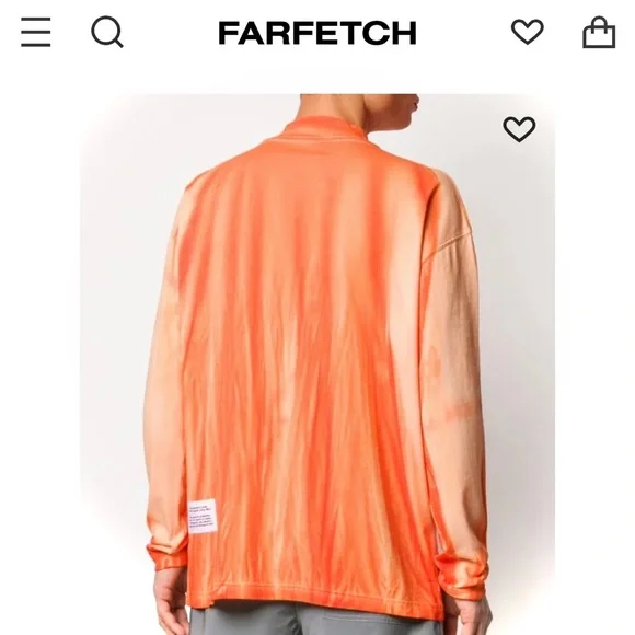 HERON PRESTONLStonewashed Mock Turtleneck Organic Cotton “Men’s” L/S Top